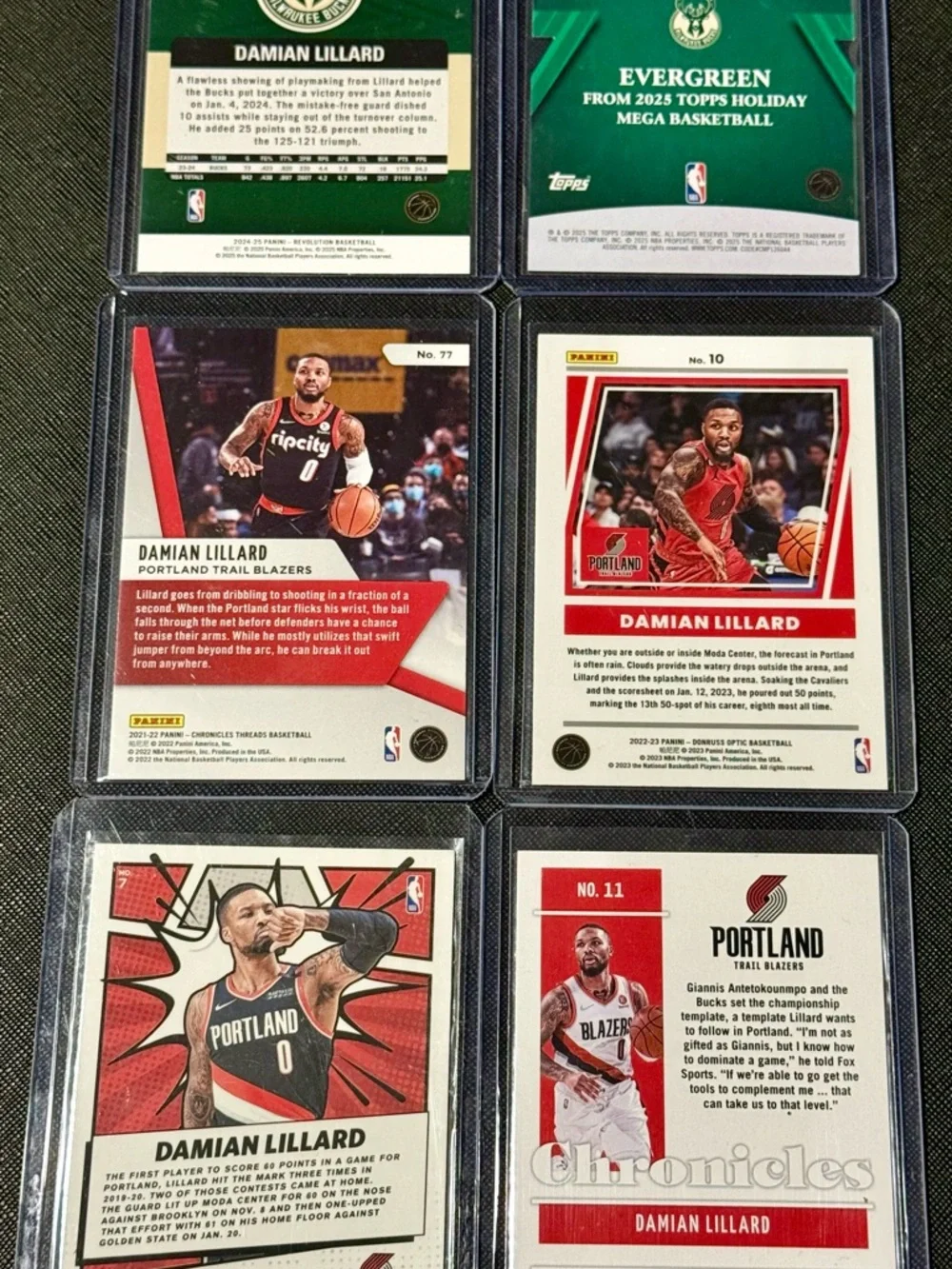 Damian Lillard Basketball Card Lot 19 - Picture 2 of 10
